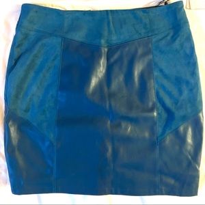 Teal Mini Skirt size 34 EU / US 2-4